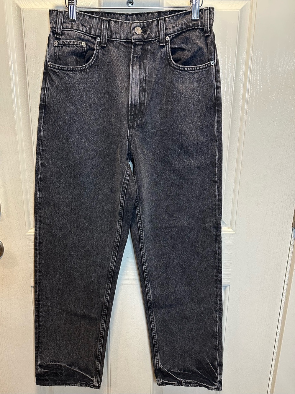 GRLFRND The Sophia Super High Rise Tomboy Jeans – Size 28 (Nolita Black)